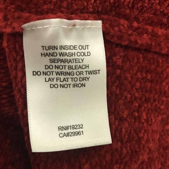 Alfred Dunner Women's PM Chenille Sweater Red Floral Cable Knit Embroidered Top - Picture 7 of 7